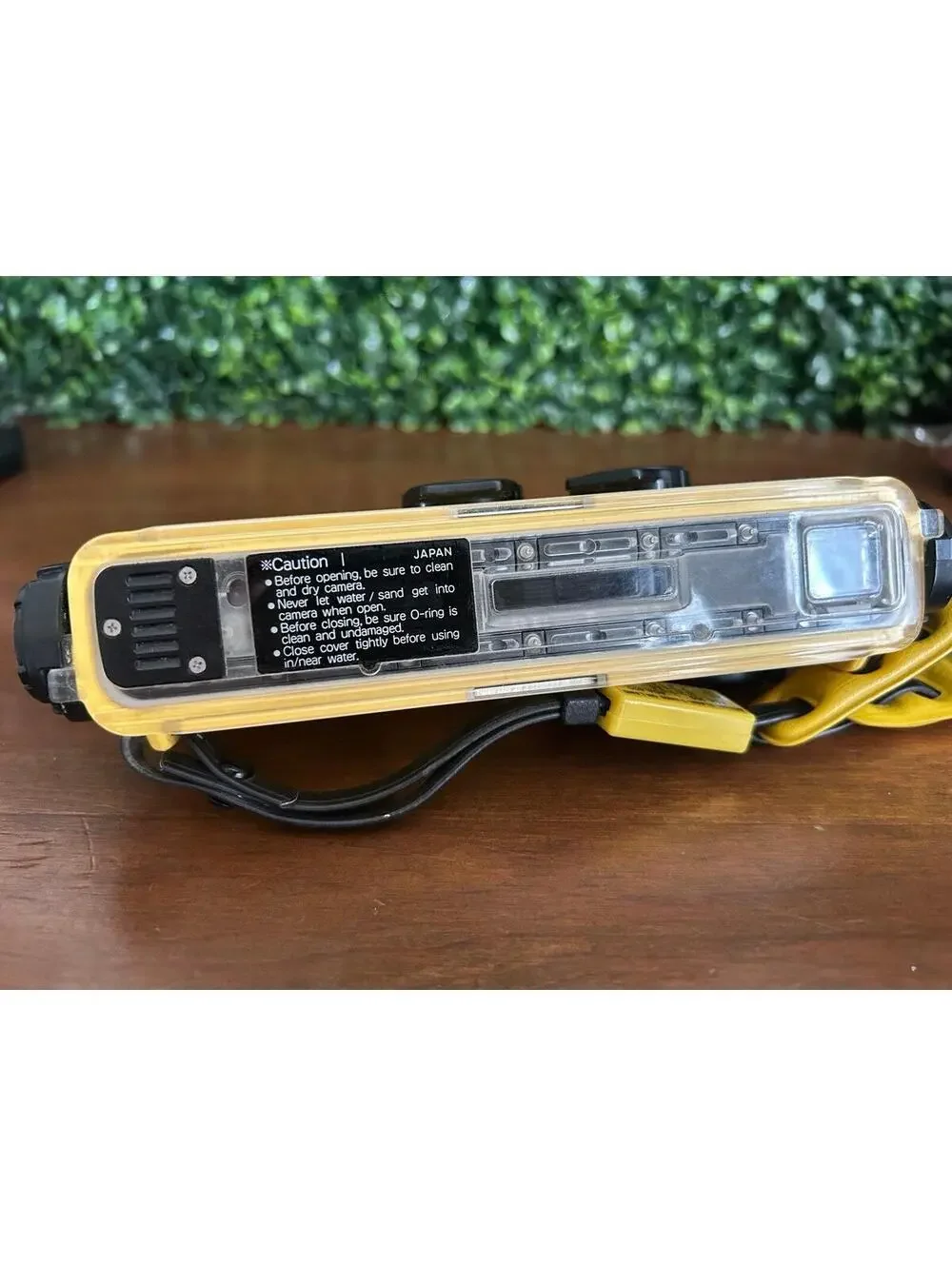 Minolta Weathermatic Dual 35 Waterproof 35mm Film Camera Yellow